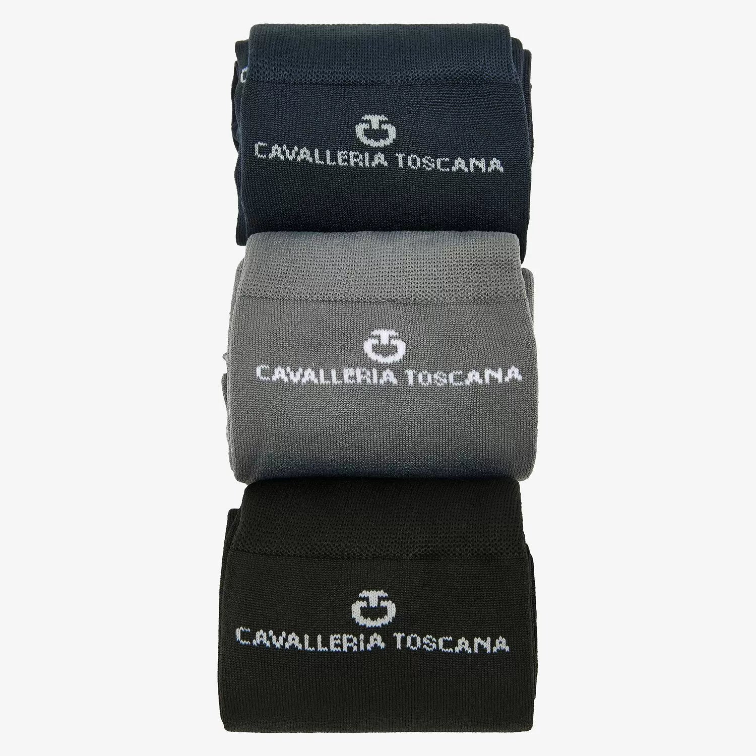 CAVALLERIA TOSCANA 3 Pack Socks Navy/Grey/Black