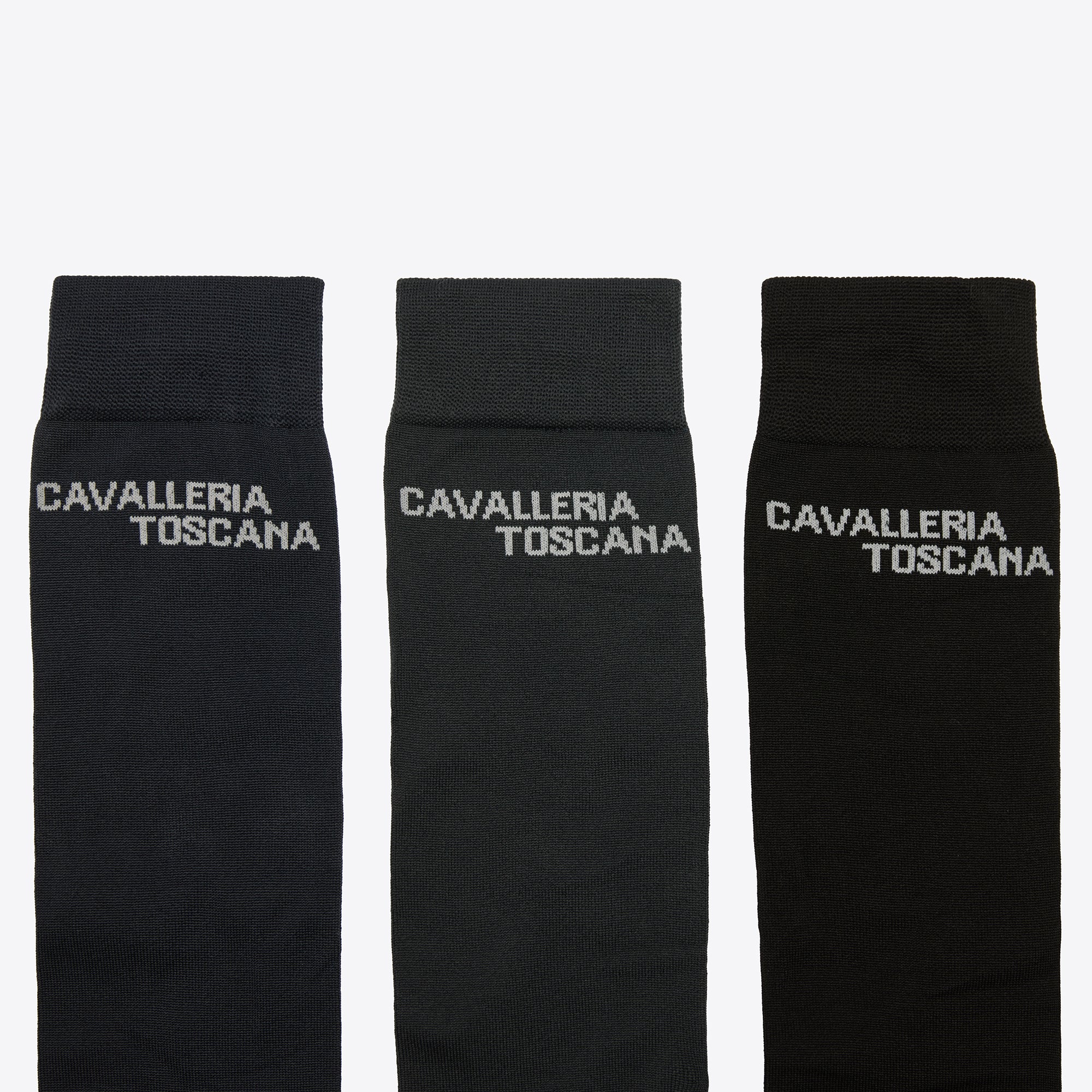 CAVALLERIA TOSCANA JACQUARD LOGO 3-PACK SOCKS
