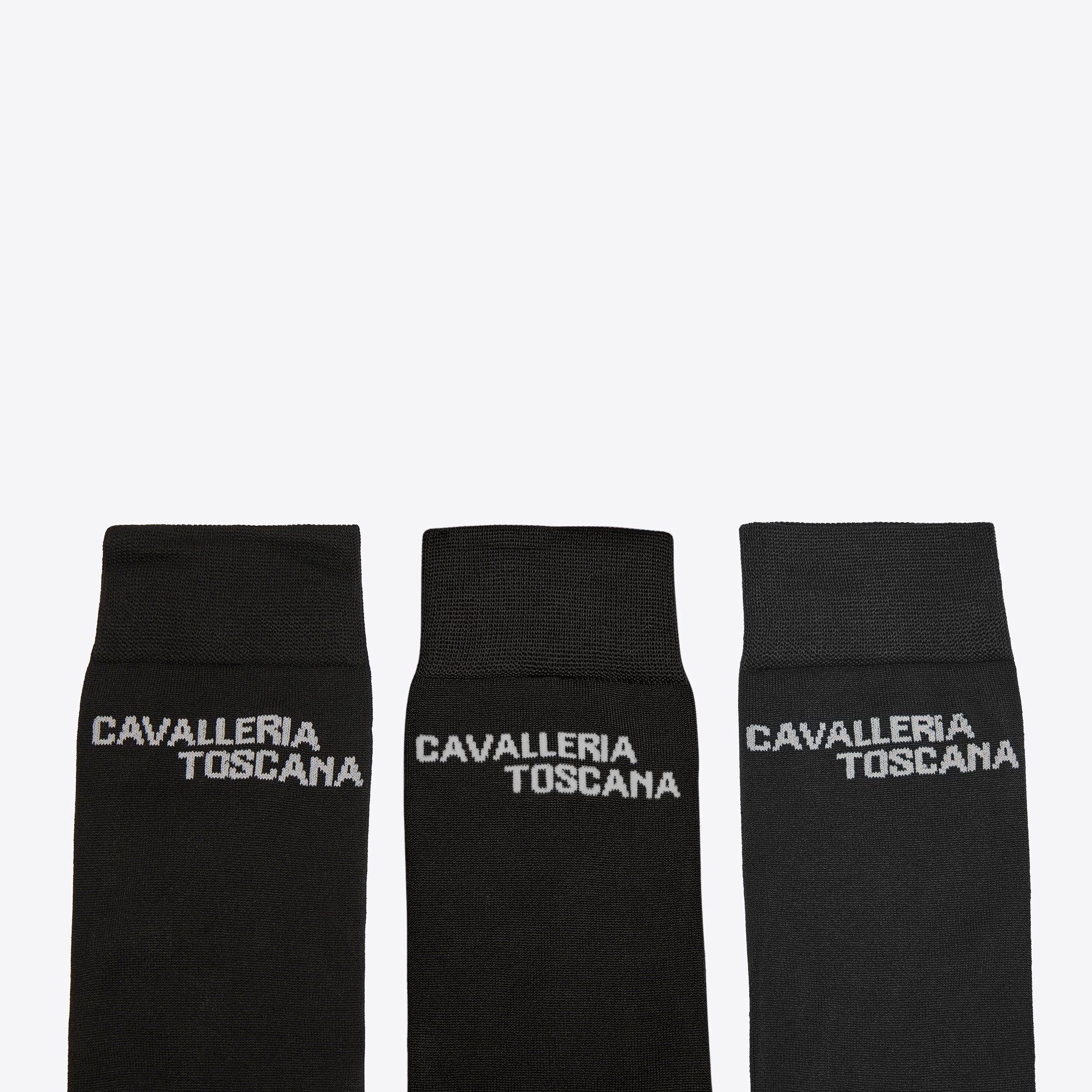 CAVALLERIA TOSCANA JACQUARD LOGO 3-PACK SOCKS