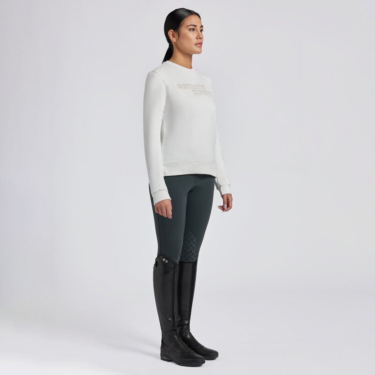 CAVALLERIA TOSCANA COTTON JERSEY SWEATSHIRT REV. SM