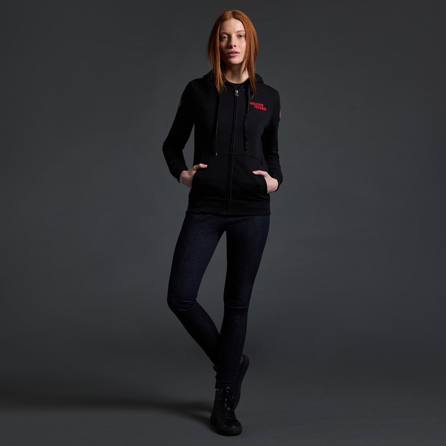 CAVALLERIA TOSCANA X ROME GLADIATORS WOMEN'S ZIP SWEATSHIRT