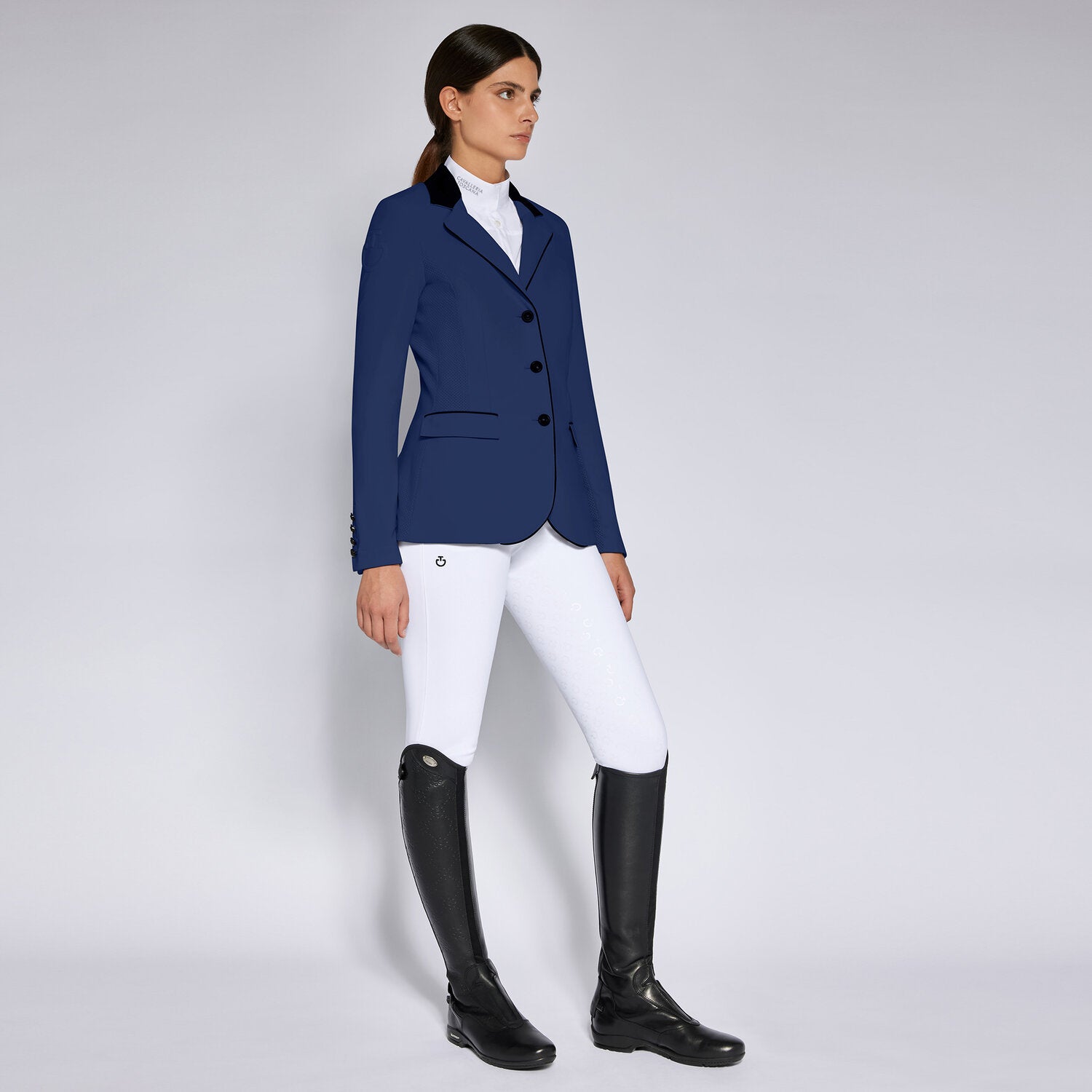 CAVALLERIA TOSCANA GP PERFORATED RIDING JACKET WOMEN