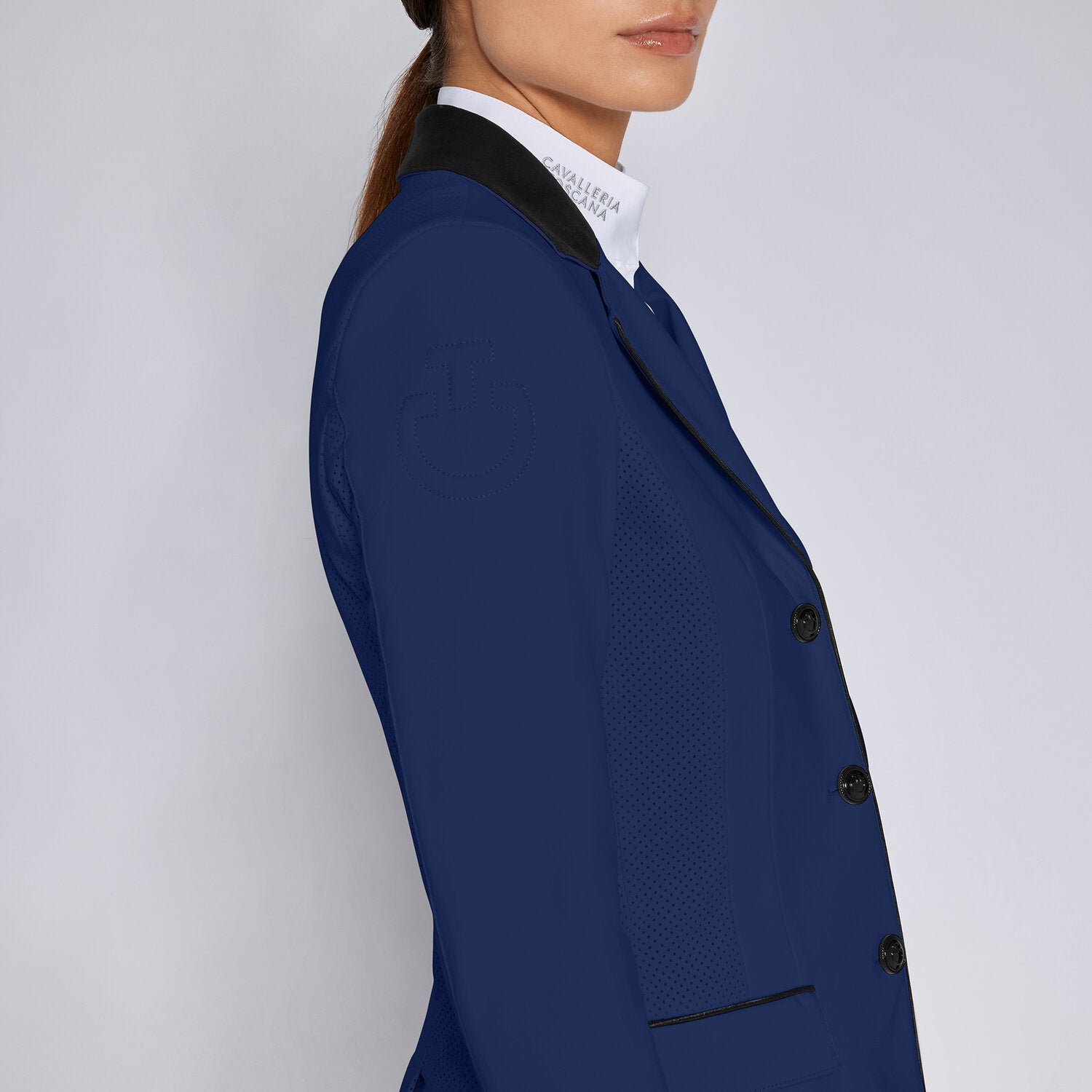 CAVALLERIA TOSCANA GP PERFORATED RIDING JACKET WOMEN