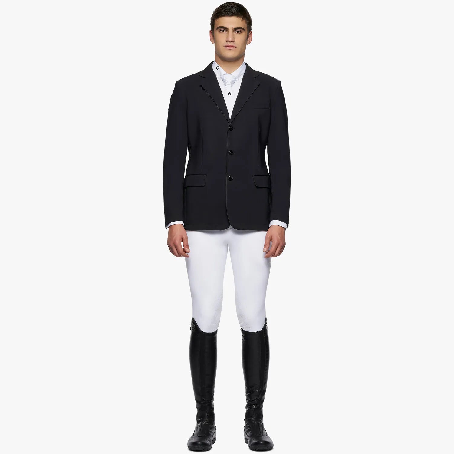 CAVALLERIA TOSCANA MENS GP PERFORATED RIDING JACKET