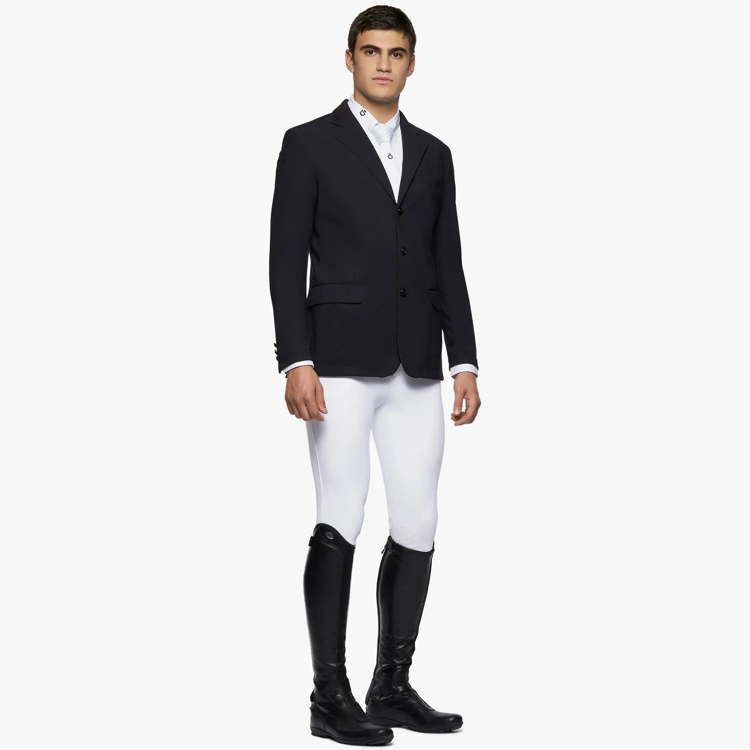 CAVALLERIA TOSCANA MENS GP PERFORATED RIDING JACKET