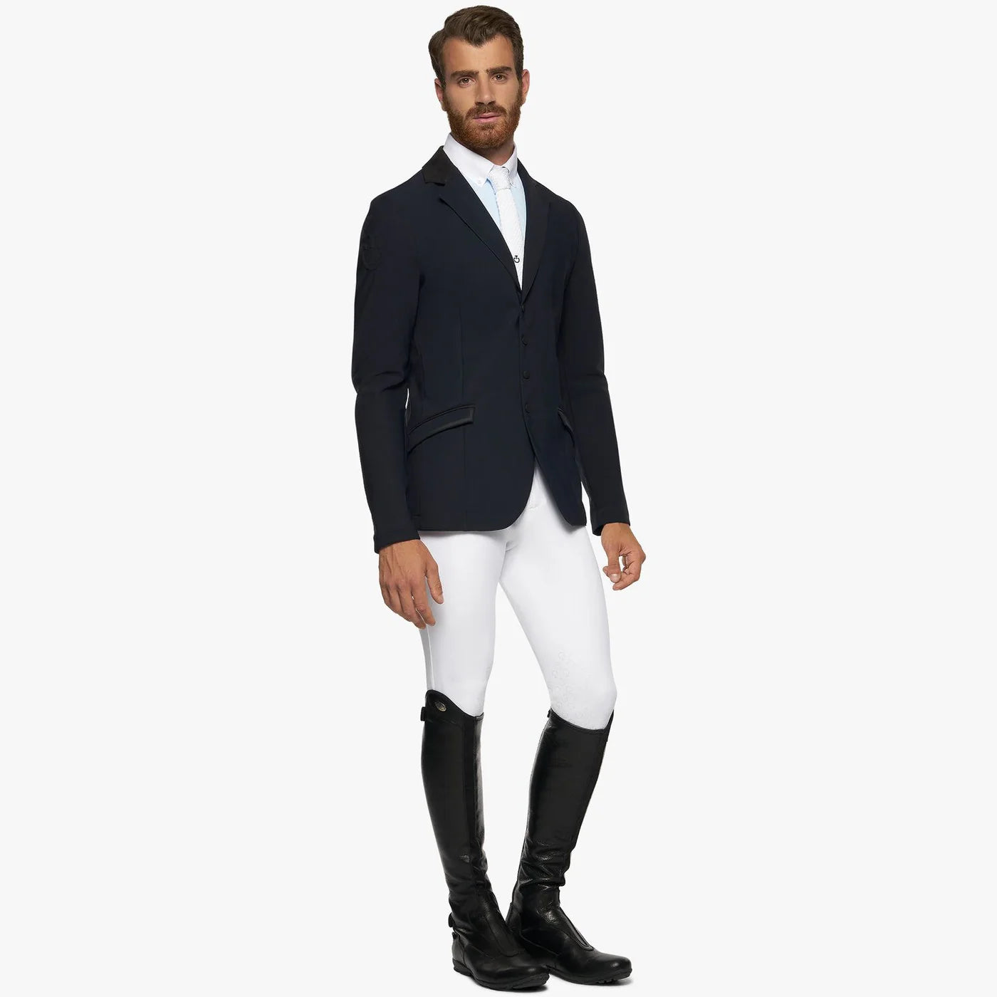 CAVALLERIA TOSCANA MEN'S LIGHTWEIGHT ZIP RIDING JACKET
