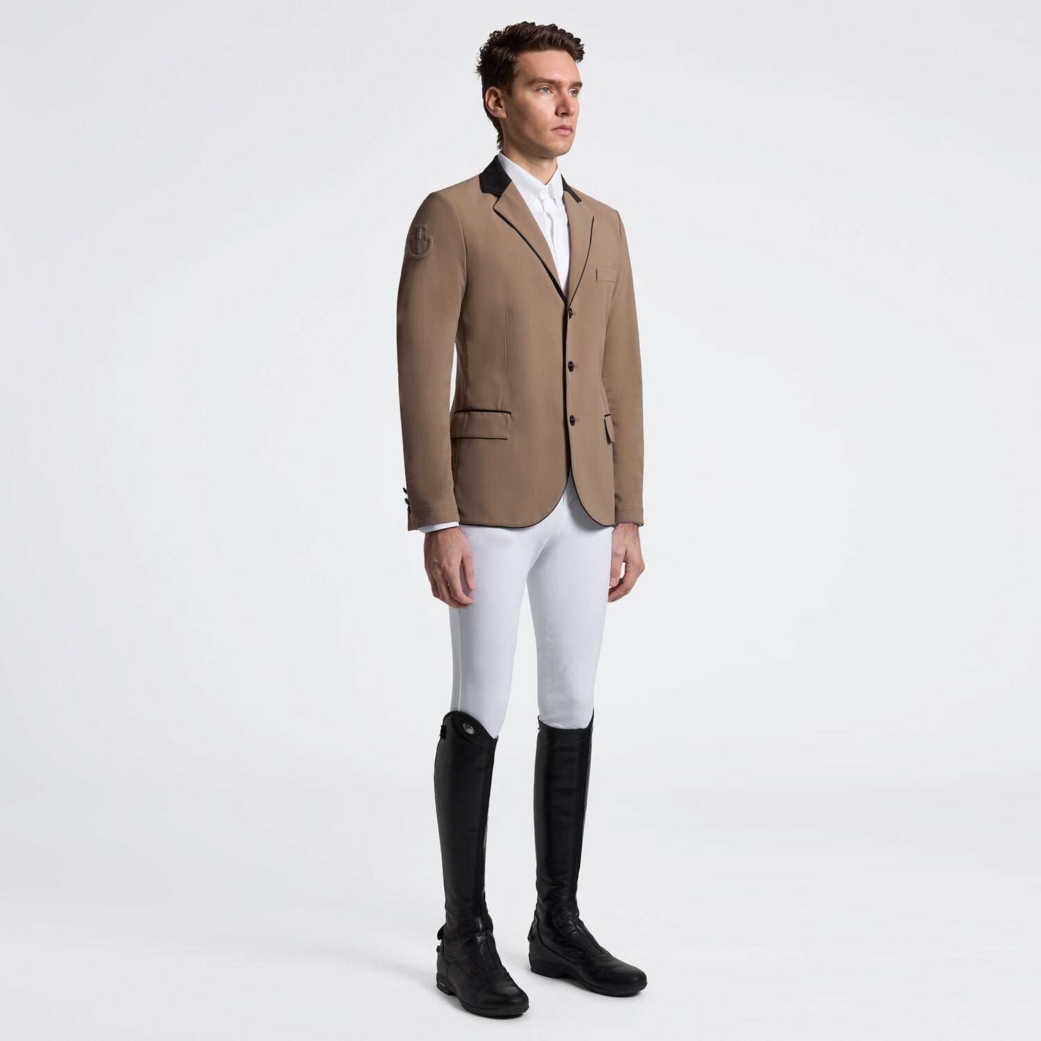 CAVALLERIA TOSCANA MENS Lightweight Jersey Riding Jacket