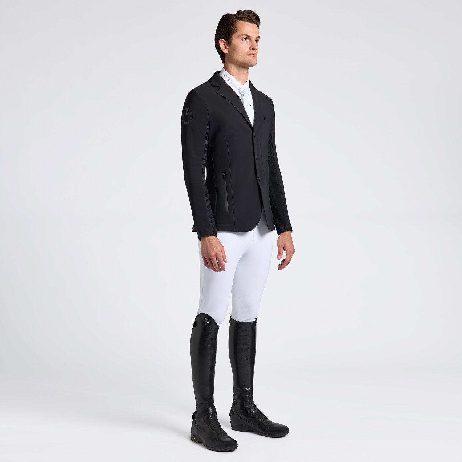 CAVALLERIA TOSCANA MEN'S REVOLUTION ZIP RIDING JACKET