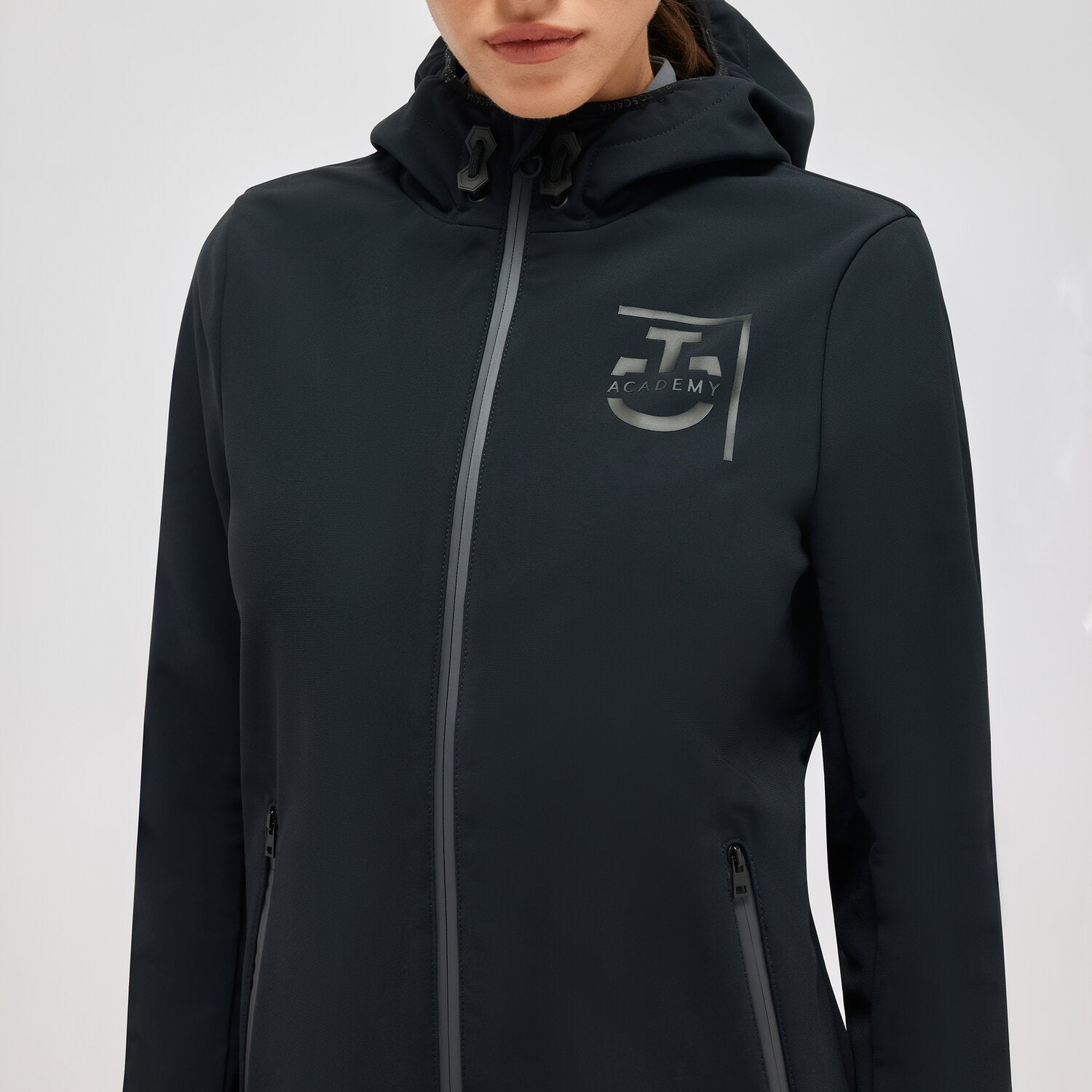 CAVALLERIA TOSCANA ACADEMY 3-LAYER HOODED ZIP WOMEN'S SOFTSHELL