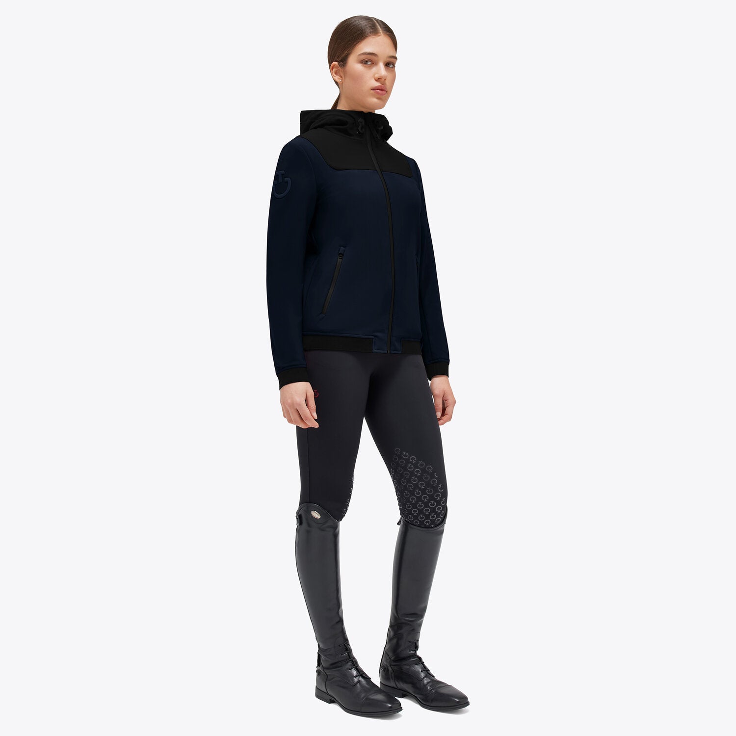 CAVALLERIA TOSCANA Holiday Jersey Hooded Softshell W\Velvet Lining