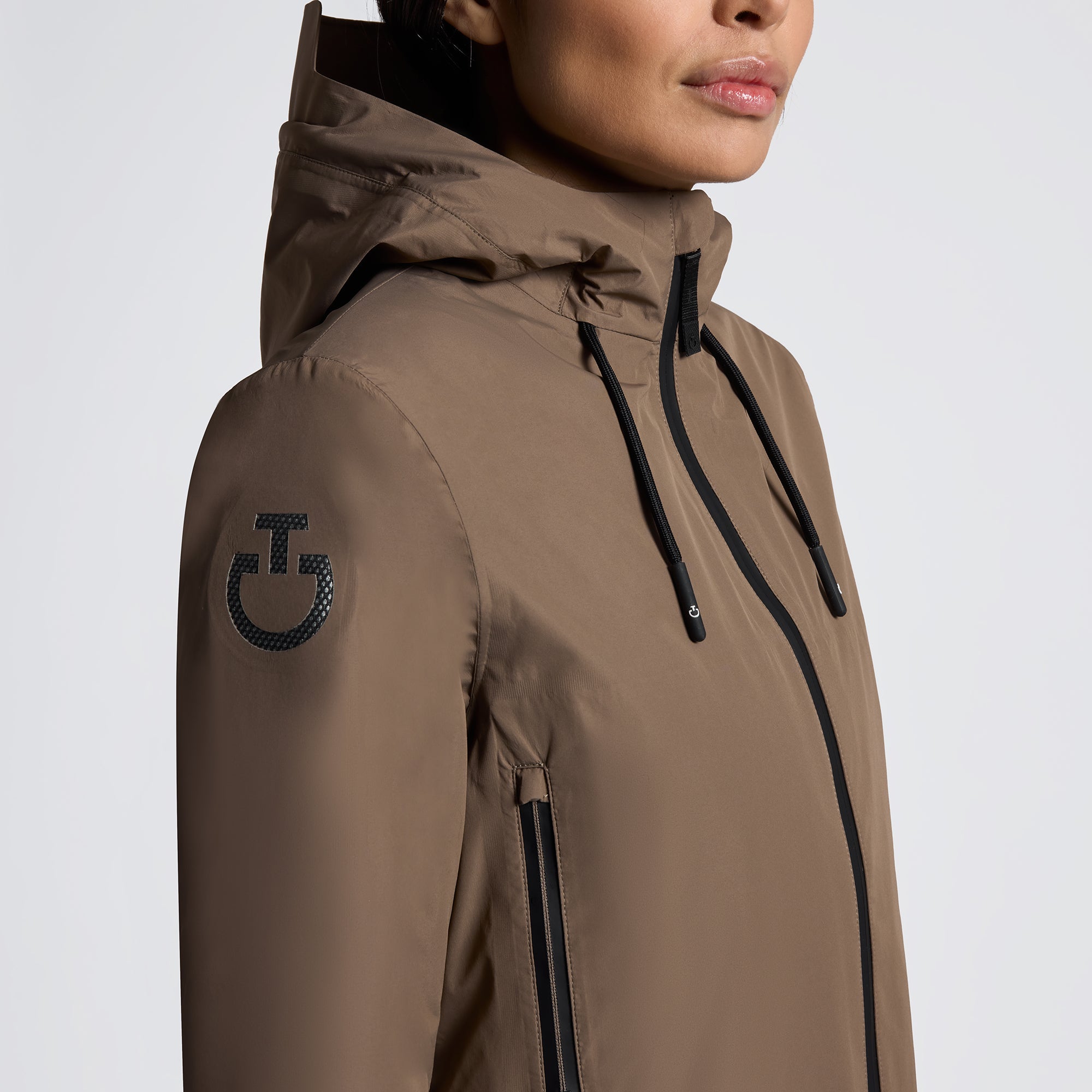 CAVALLERIA TOSCANA WOMEN'S 3 WAY HOODED PERFORMANCE JACKET
