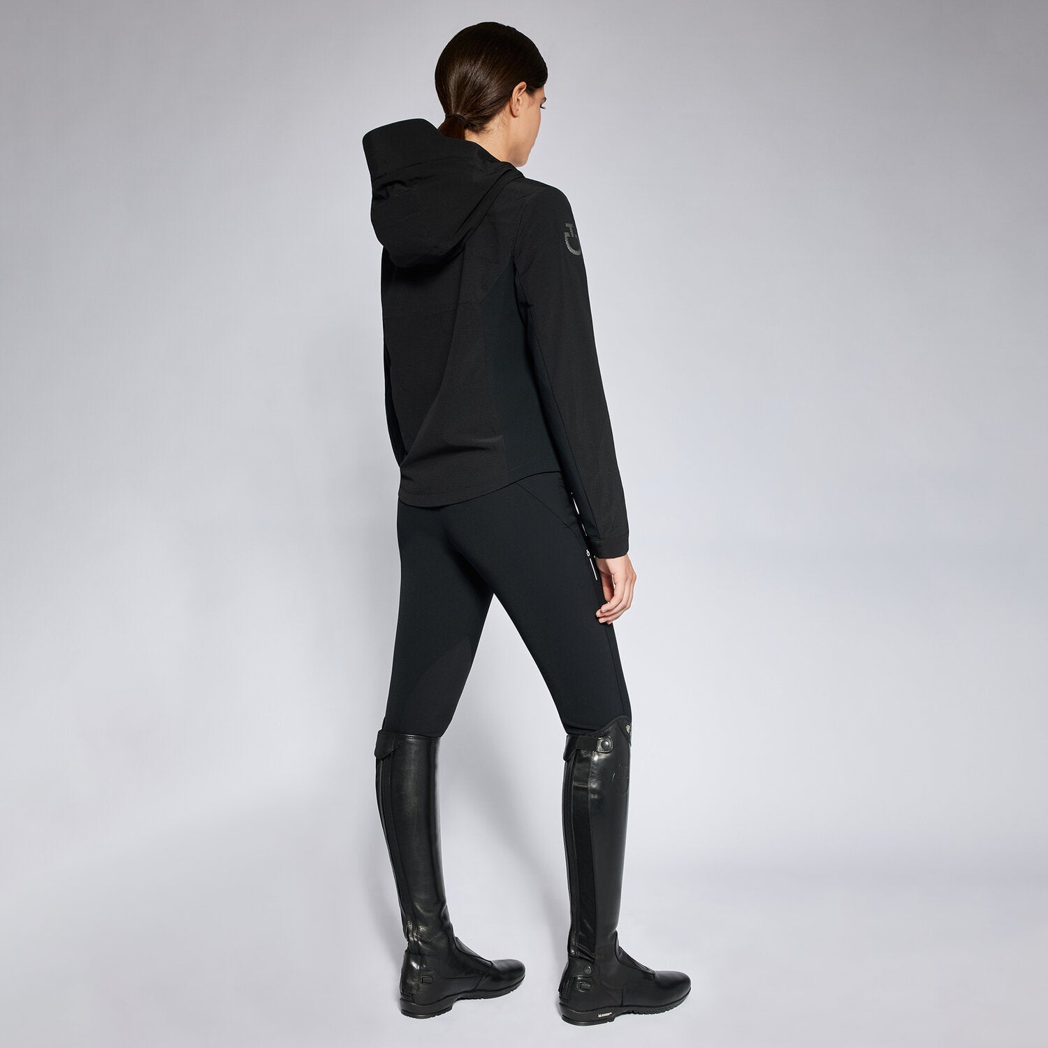 Cavalleria Toscana Revo Nylon MeshHooded Wind + Water Resistant Jacket