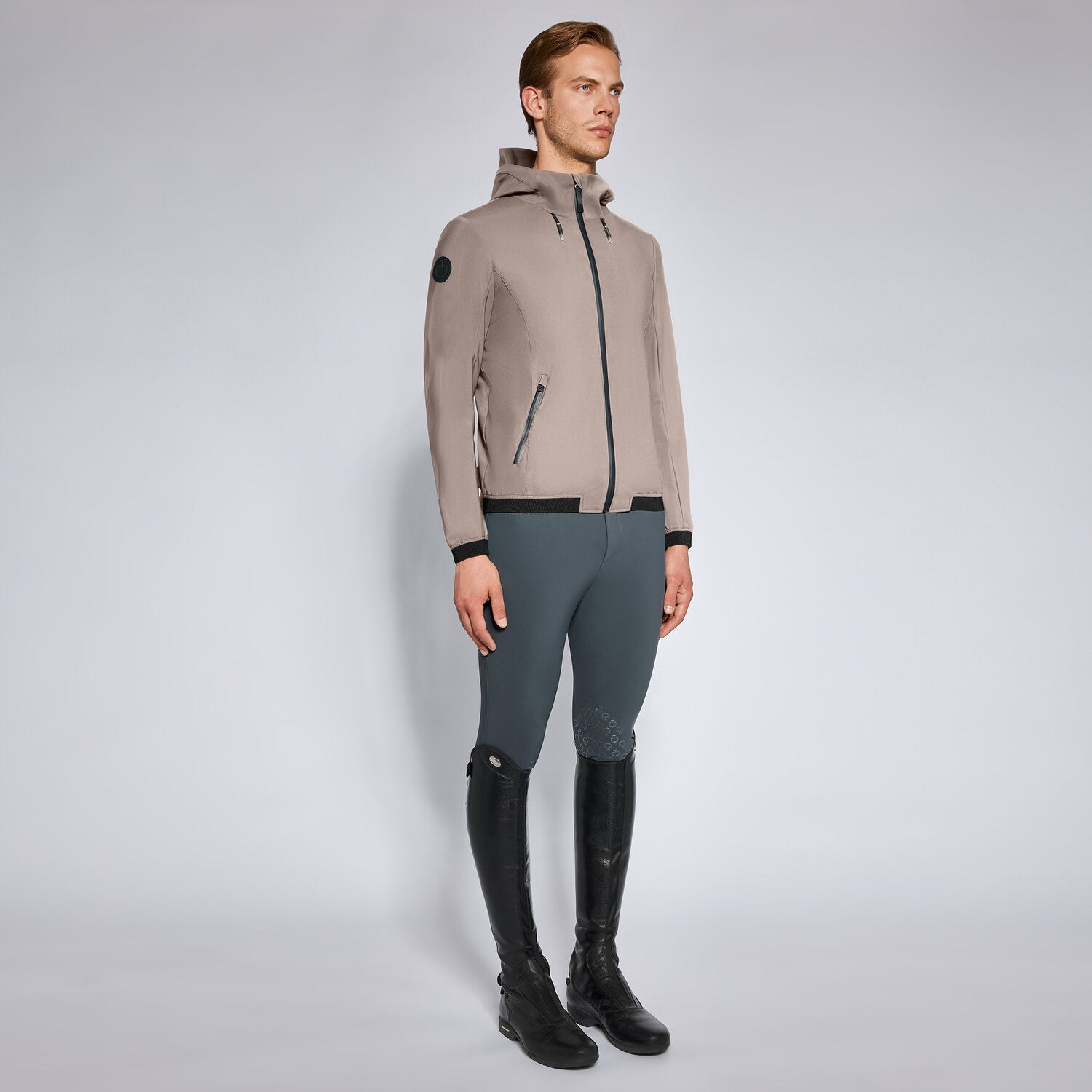CAVALLERIA TOSCANA Jersey Hooded Softshell Jacket