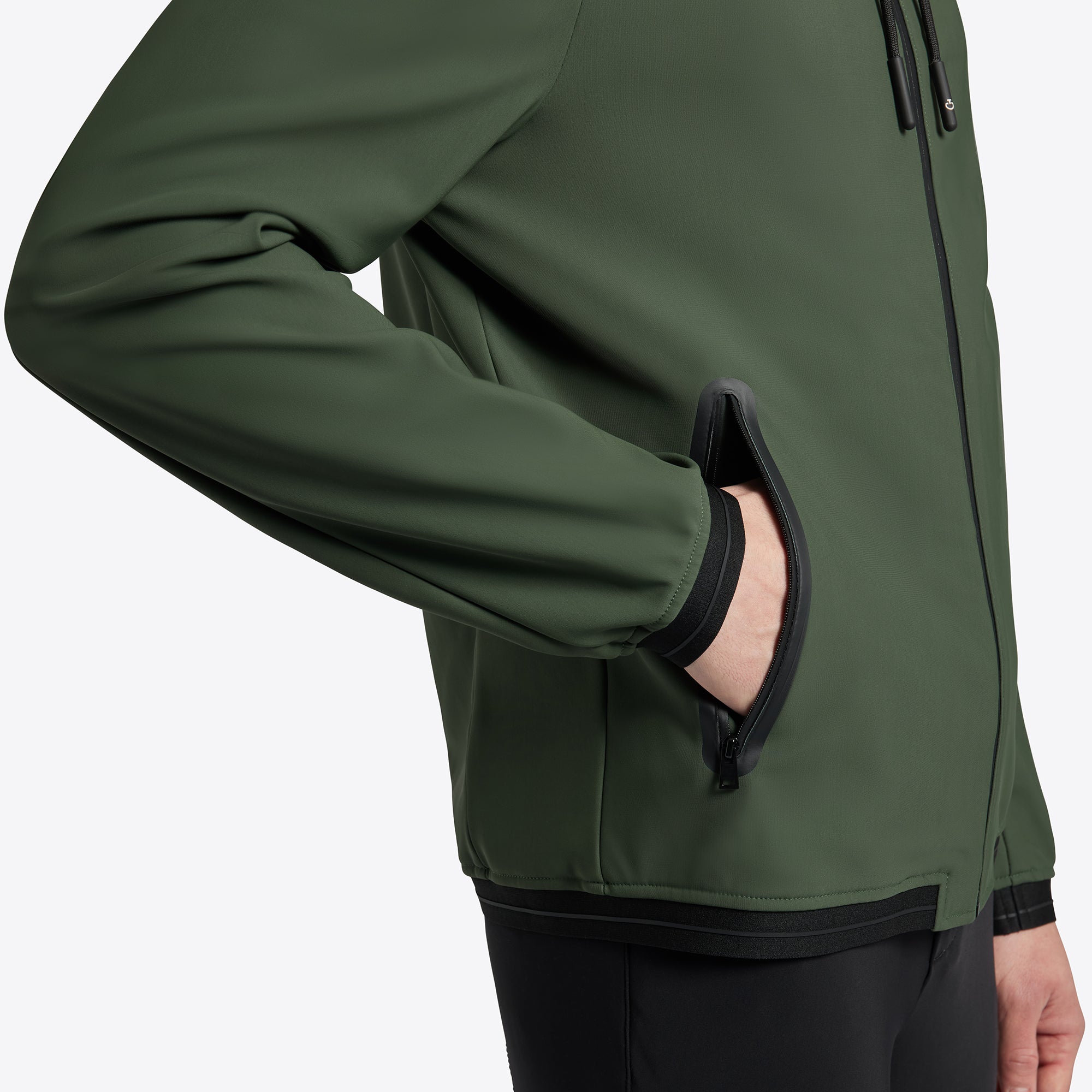 CAVALLERIA TOSCANA THERMAL HOODED PERFORMANCE SOFTSHELL JACKET