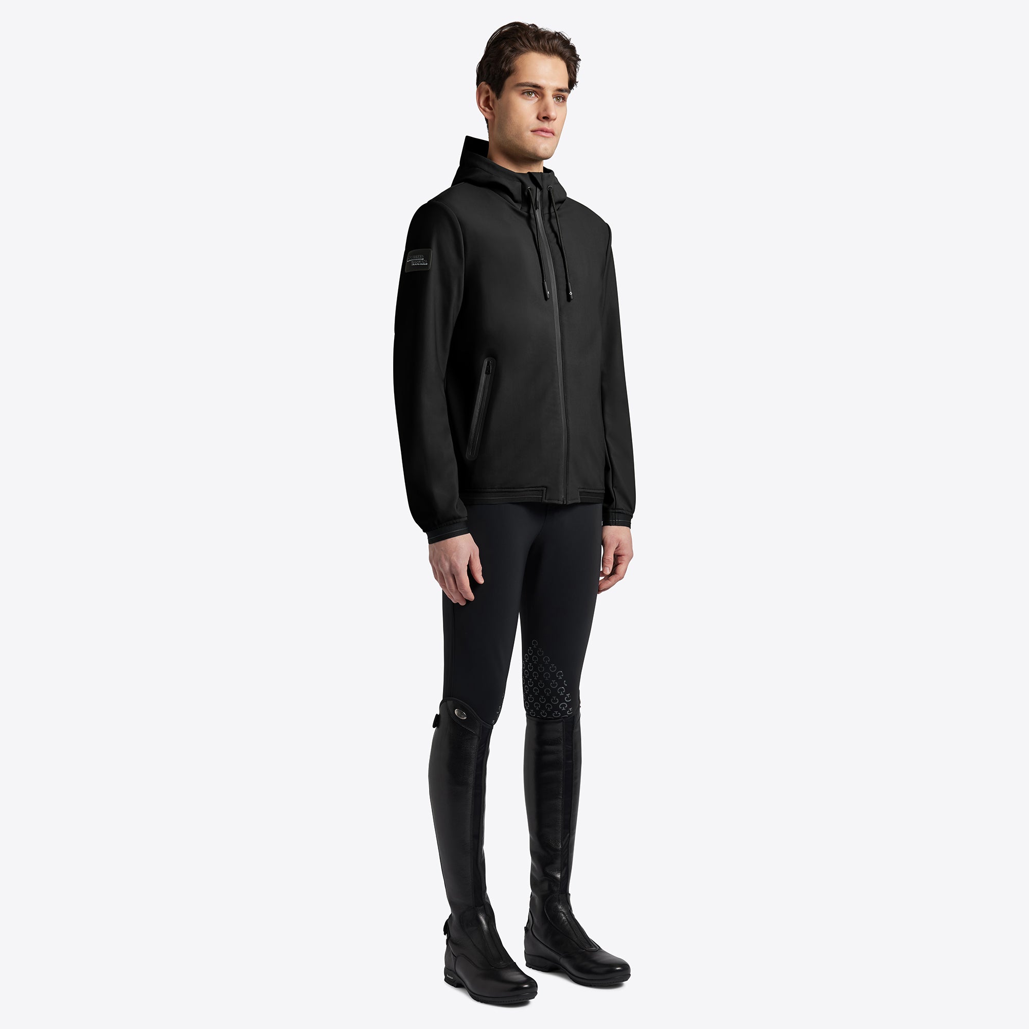 CAVALLERIA TOSCANA THERMAL HOODED PERFORMANCE SOFTSHELL JACKET