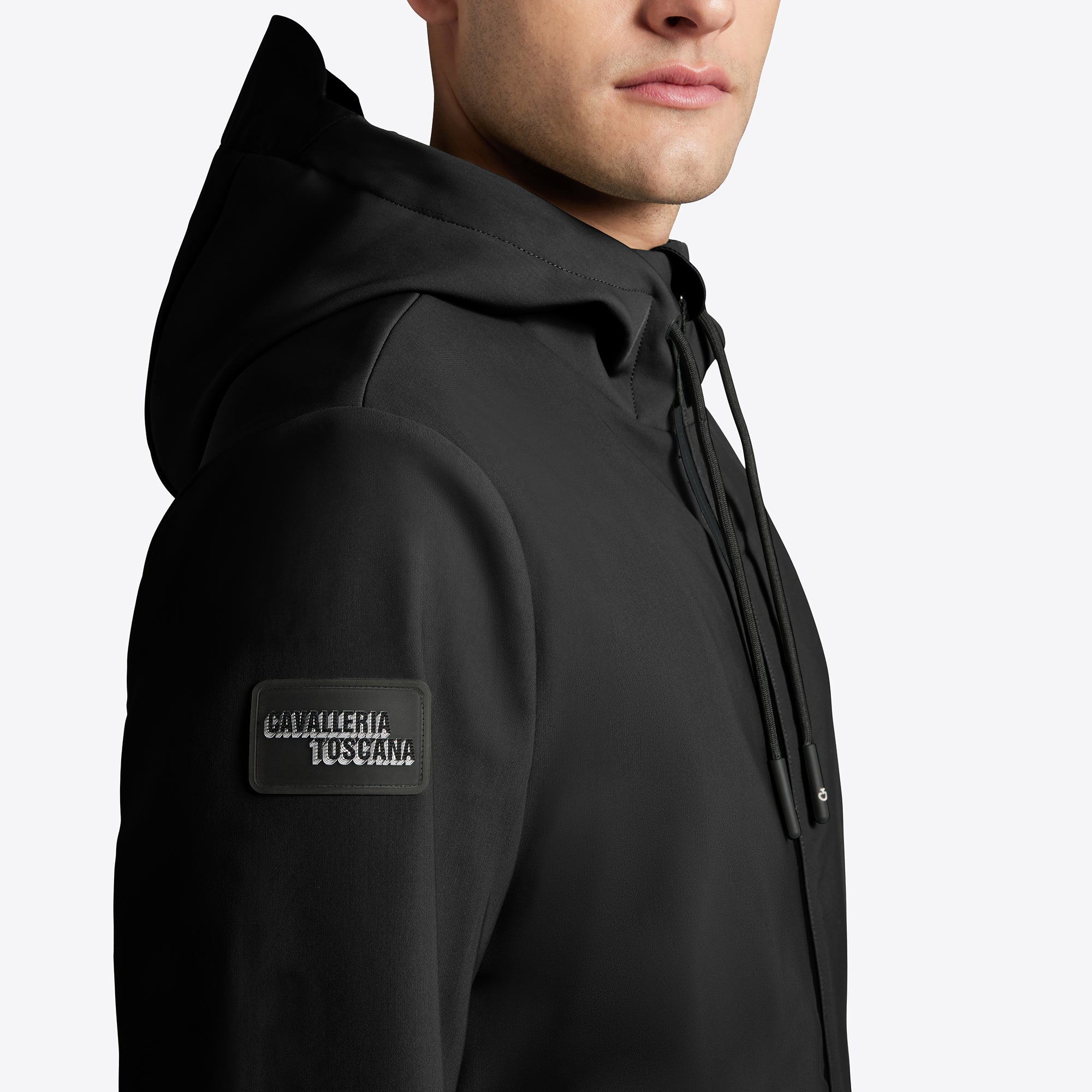 CAVALLERIA TOSCANA THERMAL HOODED PERFORMANCE SOFTSHELL JACKET