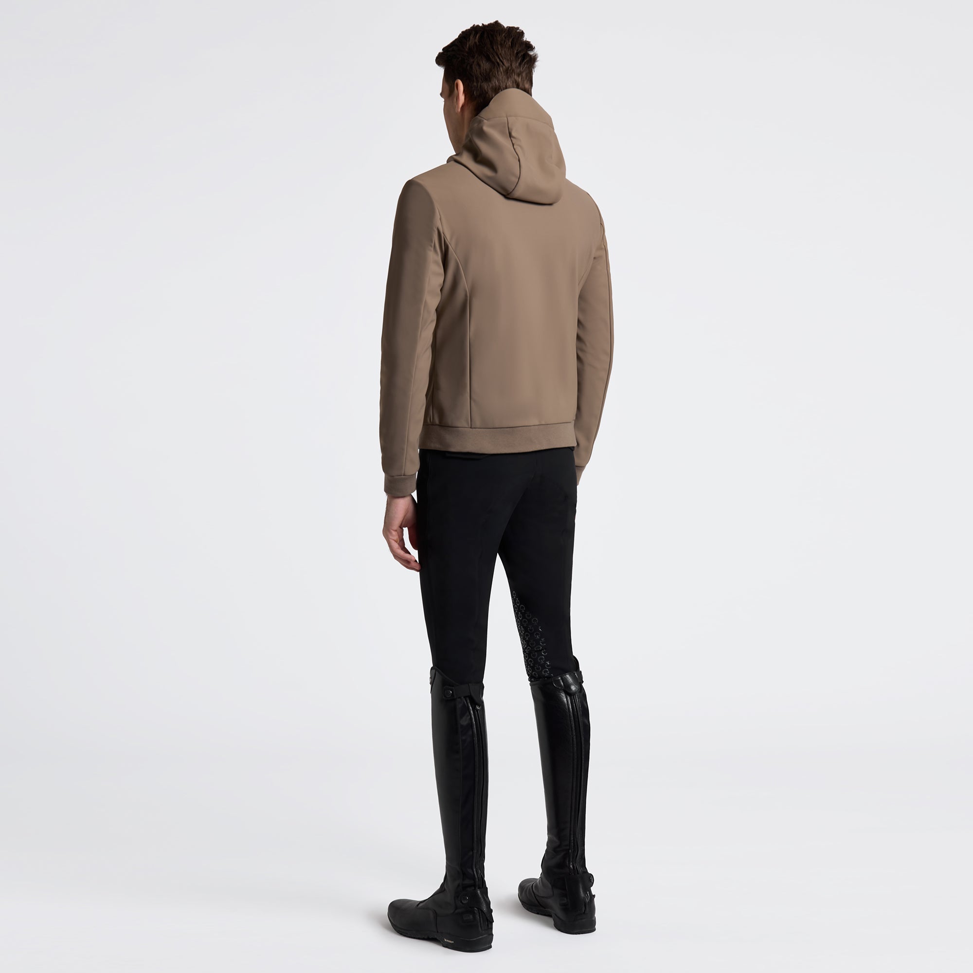 CAVALLERIA TOSCANA MEN'S THERMAL HOODED PERFORMANCE SOFTSHELL