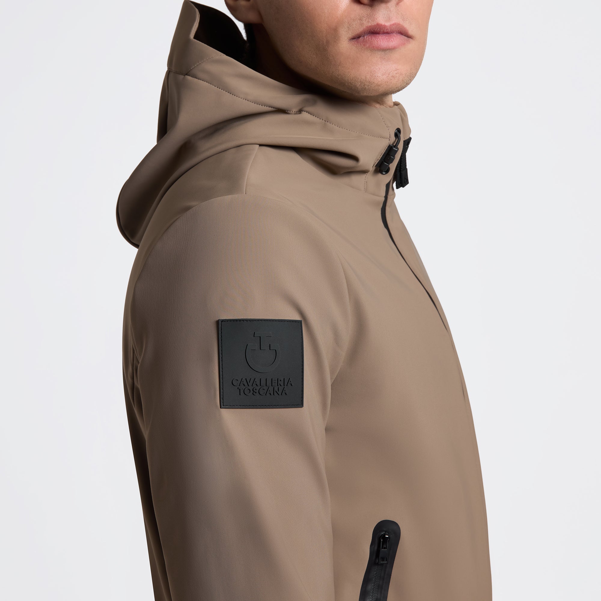 CAVALLERIA TOSCANA MEN'S THERMAL HOODED PERFORMANCE SOFTSHELL