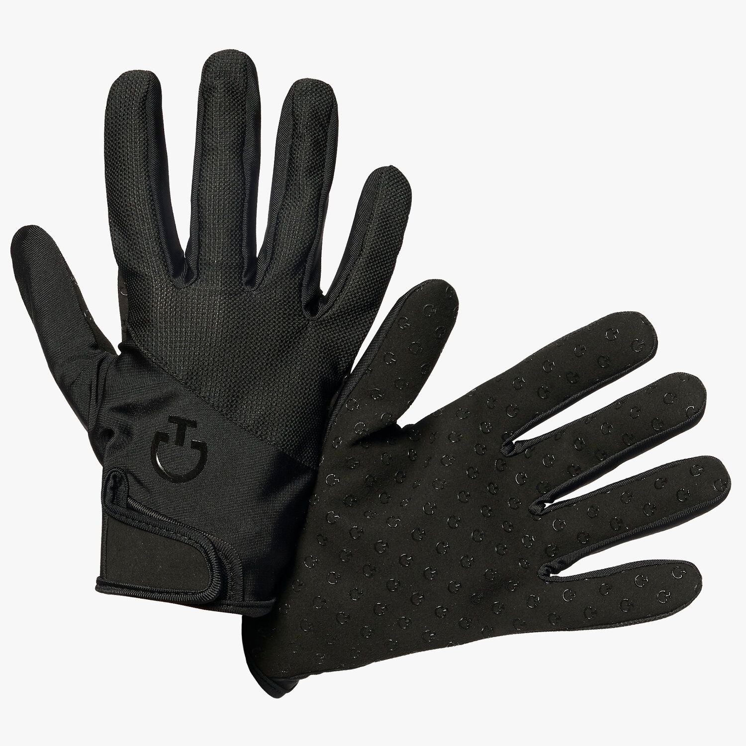 CAVALLERIA TOSCANA Mesh Grip Gloves - Black