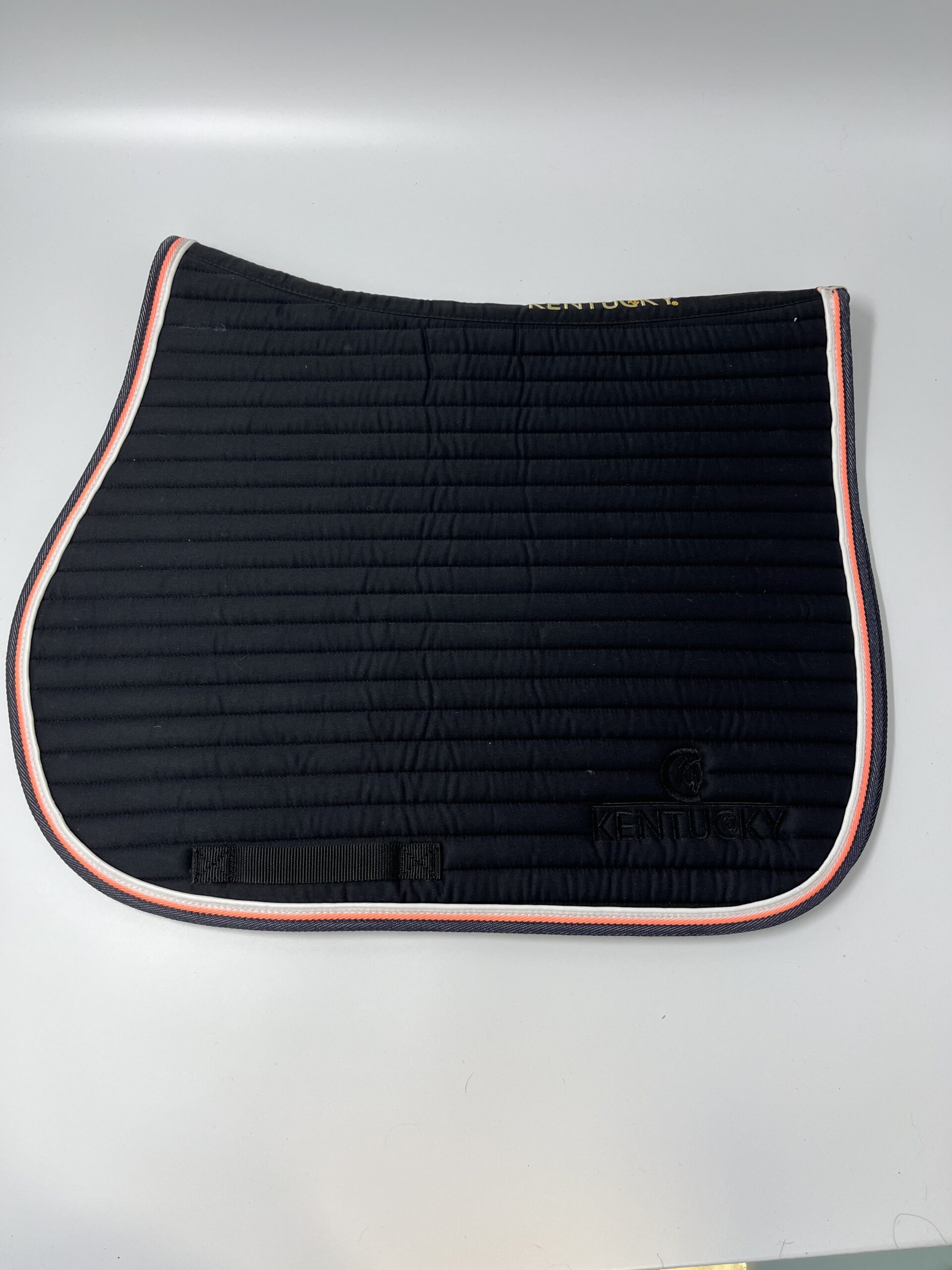 KENTUCKY HORSEWEAR Color Edition Saddle Pad - Navy/Pink/Burgundy