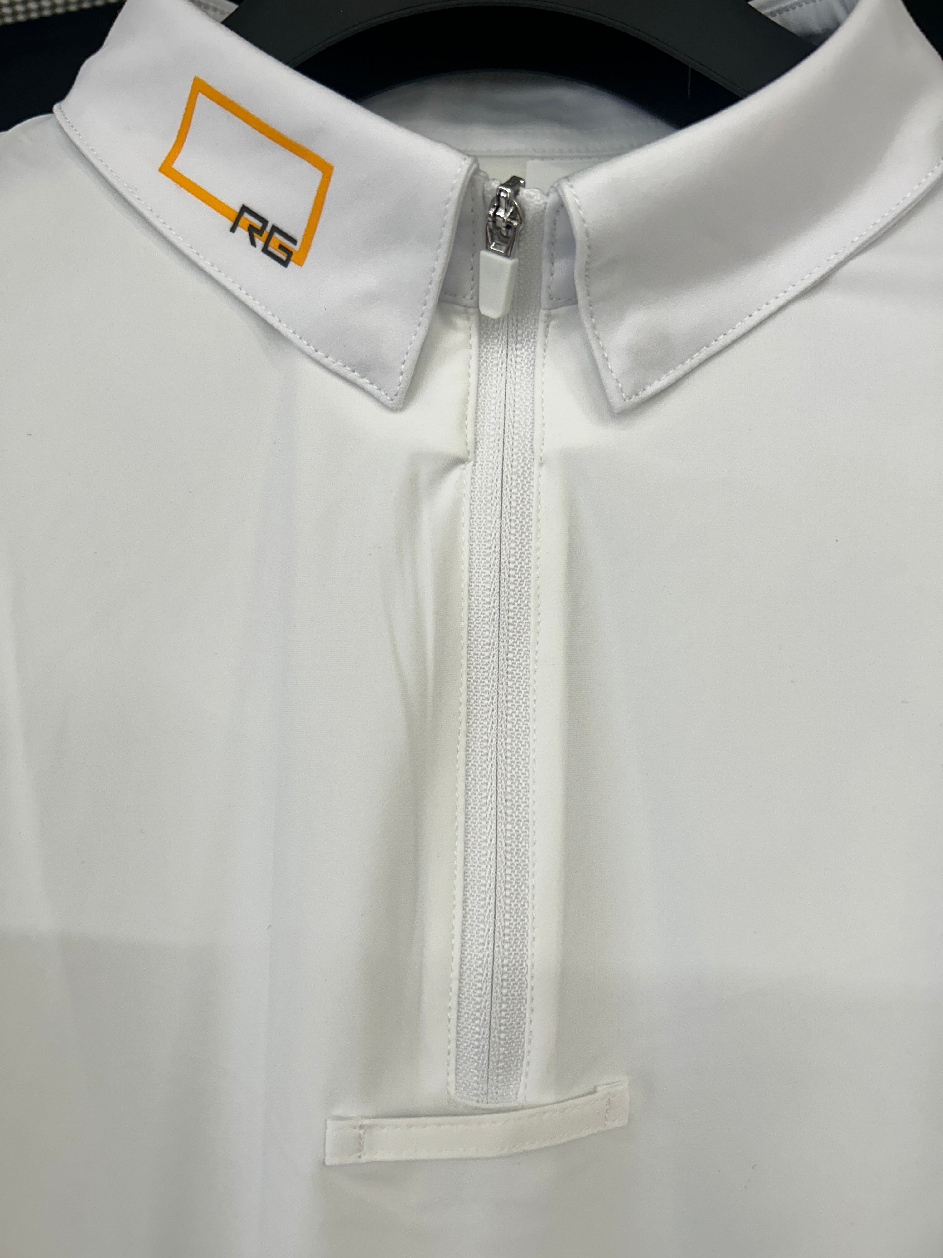RG MEN'S JERSEY L/S COMPETITION ZIP POLO