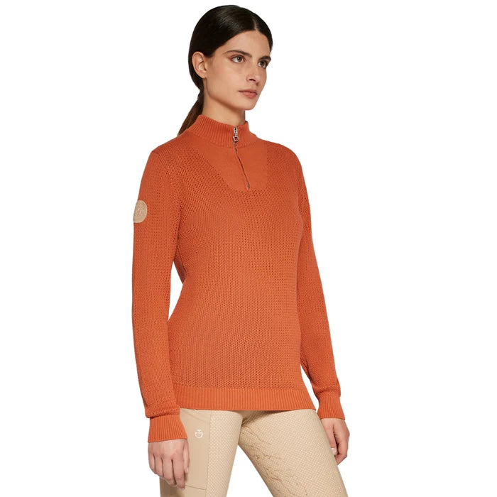 CT Cotton Knit Half Zip Sweater 7901 XS