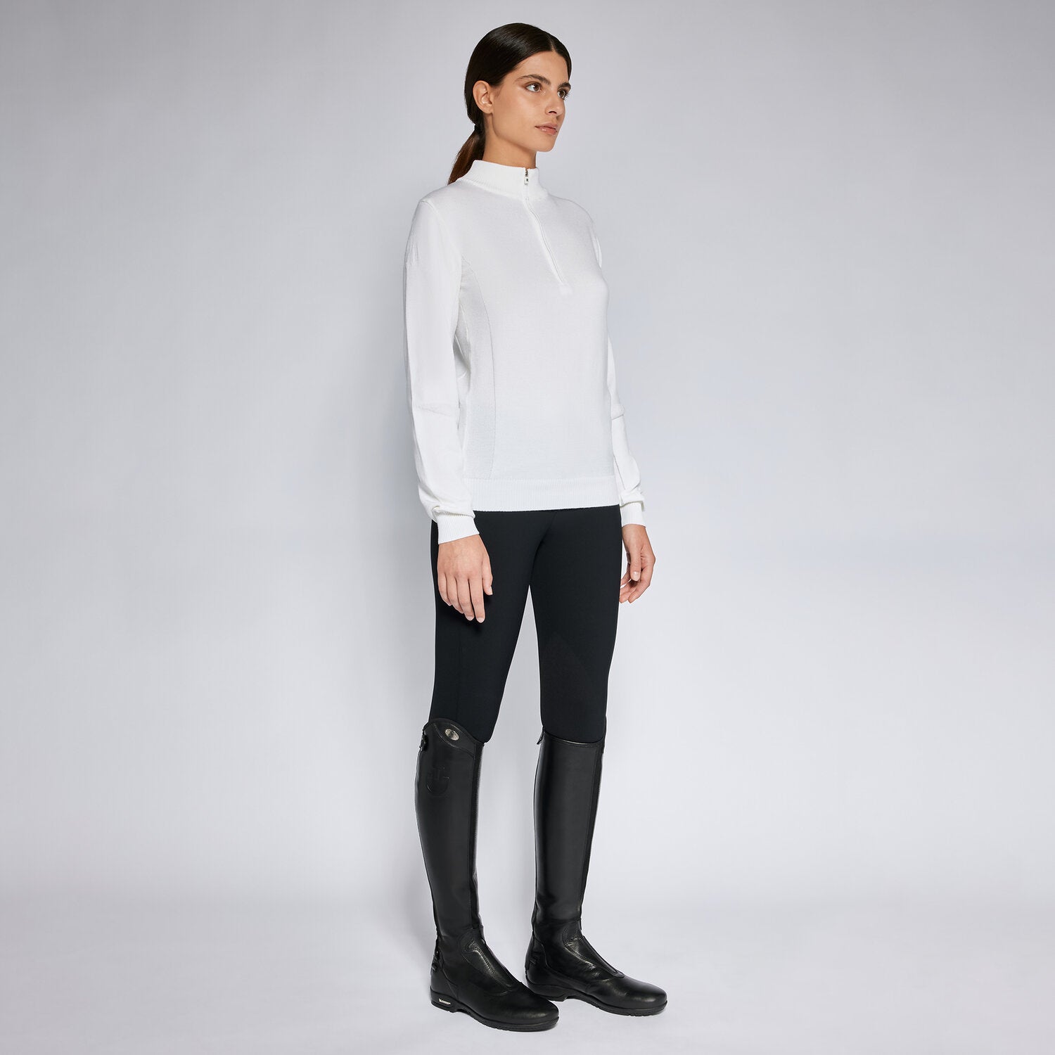 CAVALLERIA TOSCANA Revo Sport Knit Half Zip Sweater