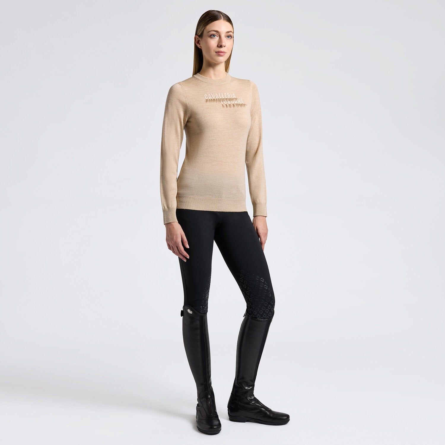 CAVALLERIA TOSCANA MERINOS CREW NECK SWEATER