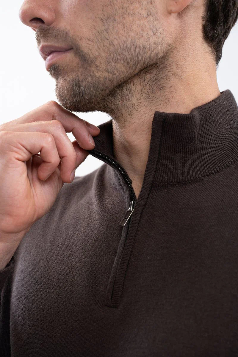 Harcour Parmo Pullover 1/4 Zip Sweater