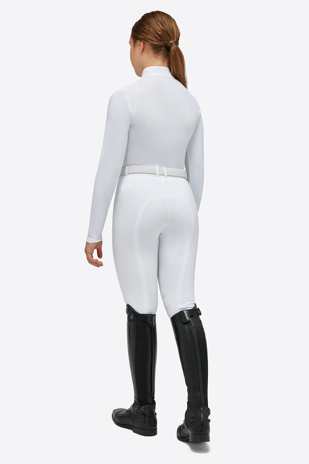 RG Girl Jersey L/S Competition Zip Polo