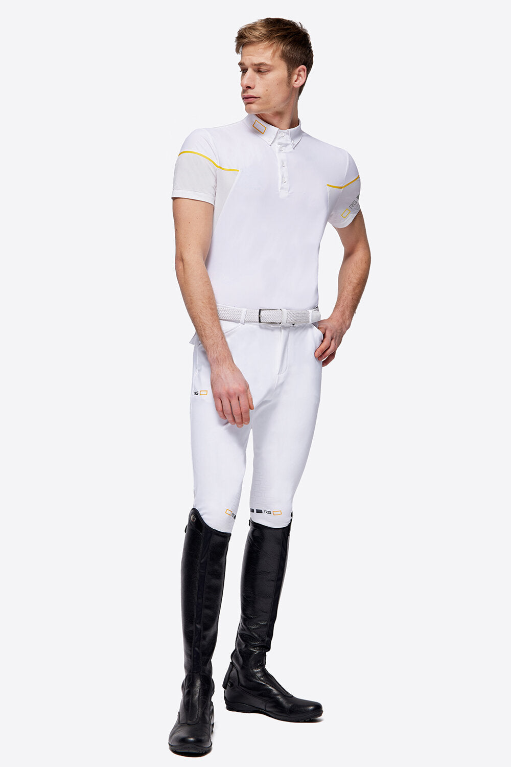 RG MENS Jersey S/S Button Competition Polo
