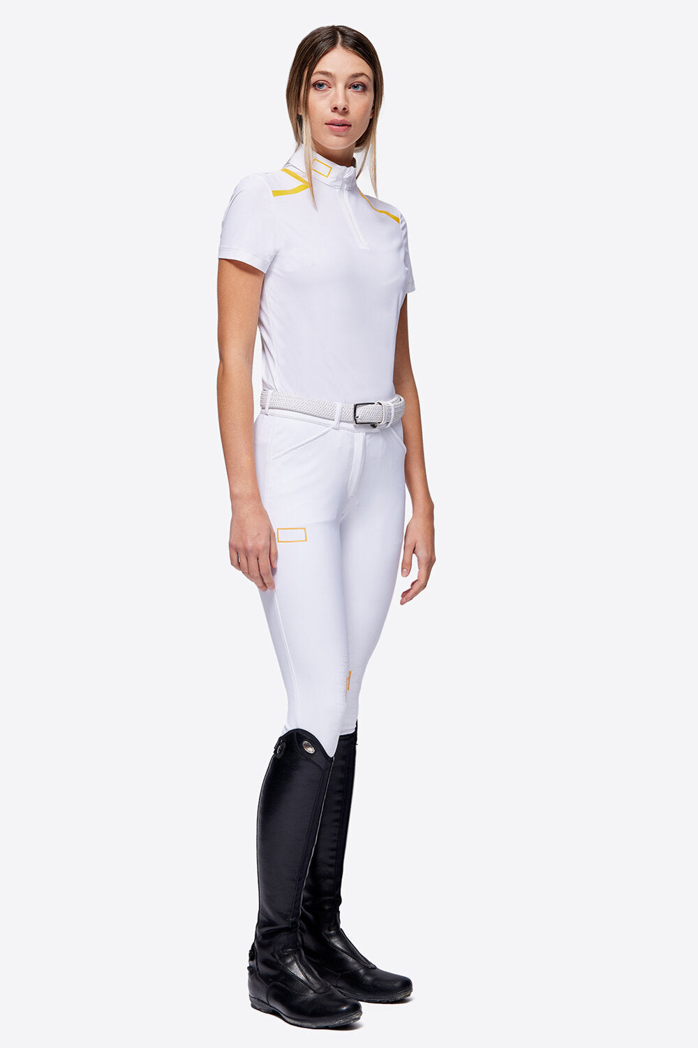 RG WOMENS JERSEY S/S ZIP COMPETITION POLO