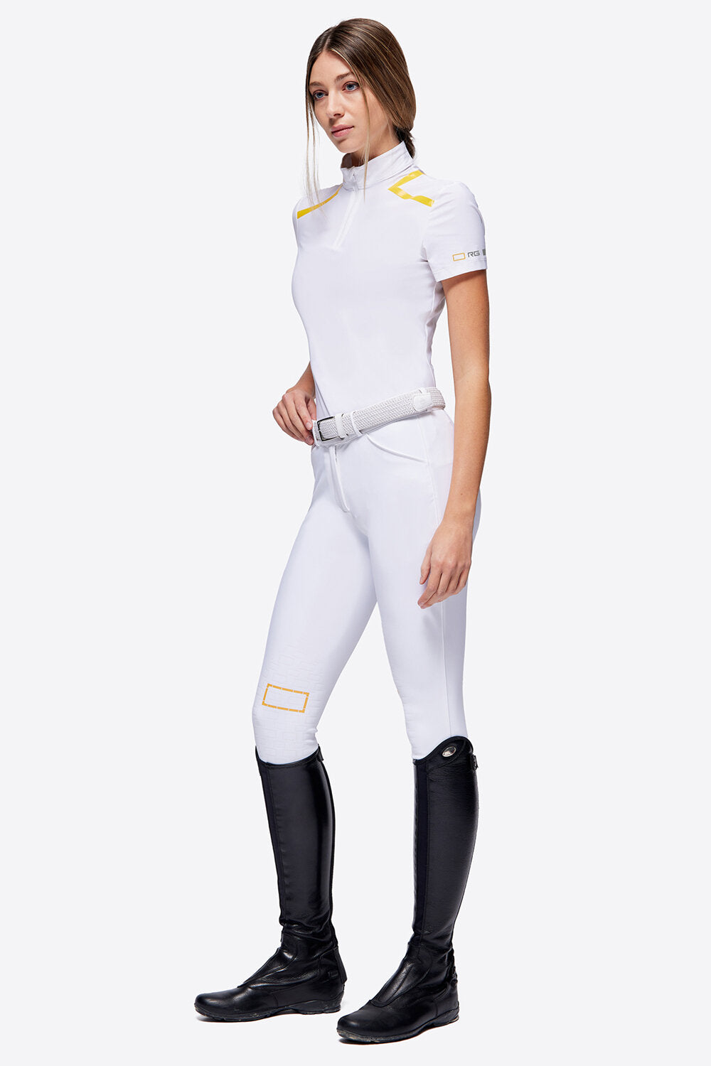 RG WOMENS JERSEY S/S ZIP COMPETITION POLO