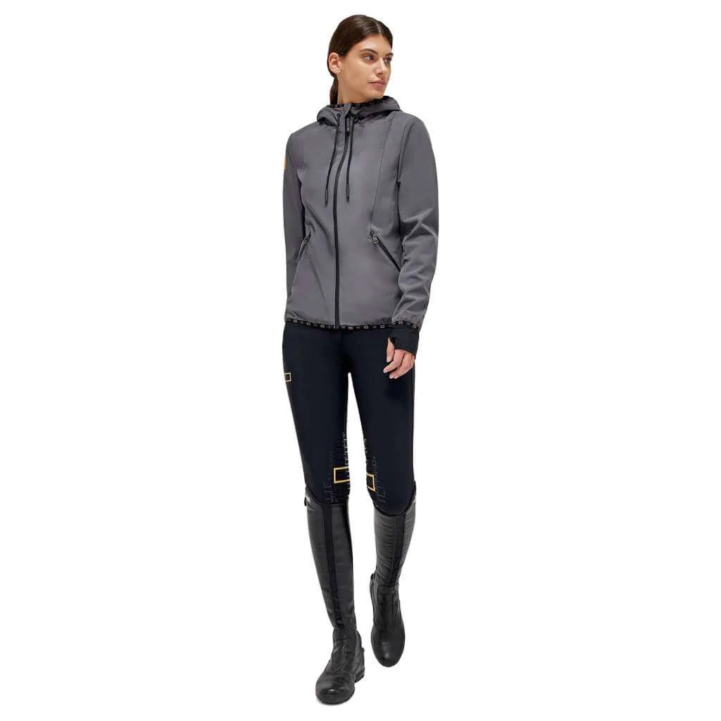 RG WOMENS Jersey Hooded Zip Softshell Jacket