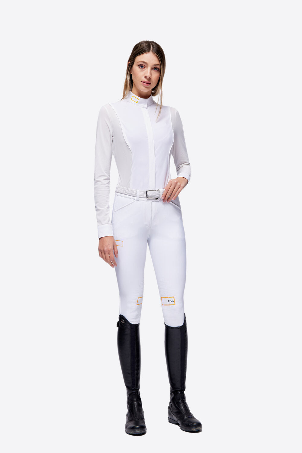 RG WOMENS JERSEY AND MESH L/S COMPETITION SHIRT