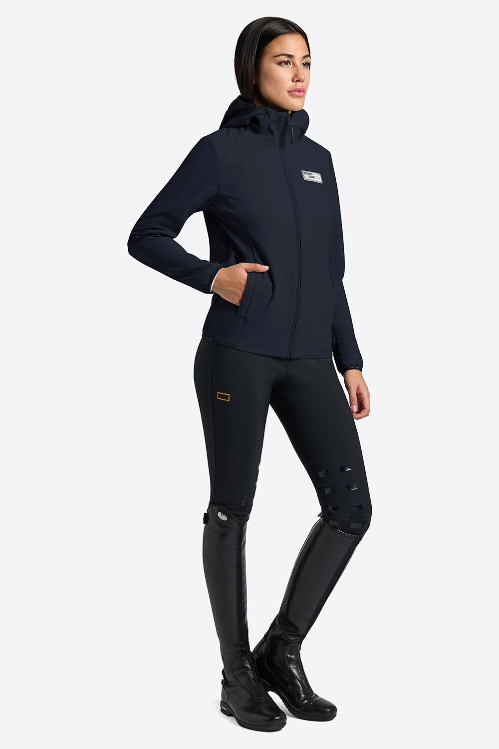 RG Women’s Jersey Hooded Zip Softshell Jacket