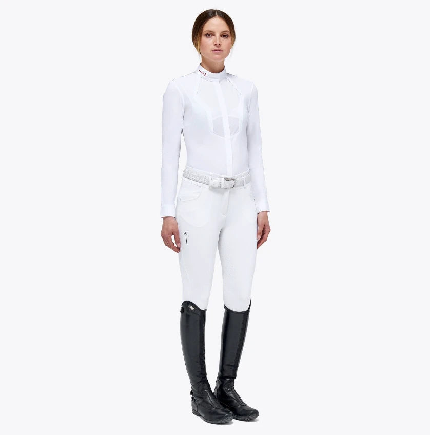 CAVALLERIA TOSCANA WOMEN'S REVO TECH KNIT L/S COMPETITION SHIRT