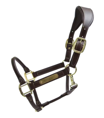 Kentucky Leather Anatomic Halter Full Brown