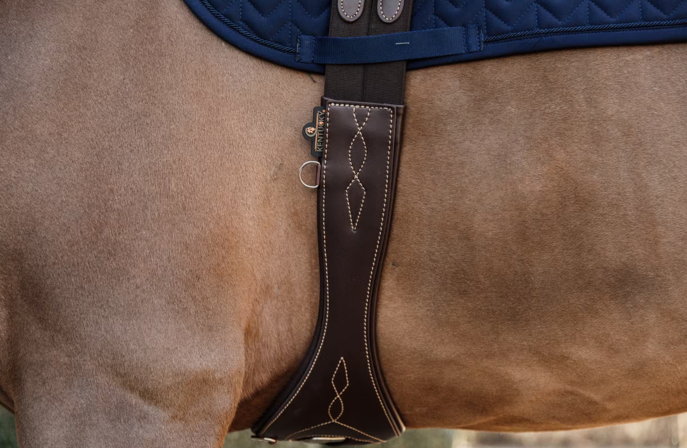 KENTUCKY ANATOMIC GIRTH BROWN 130