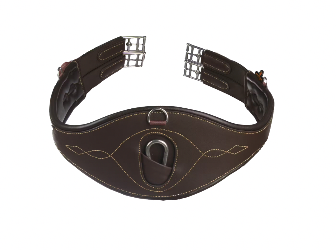 KENTUCKY ANATOMIC GIRTH BROWN 130