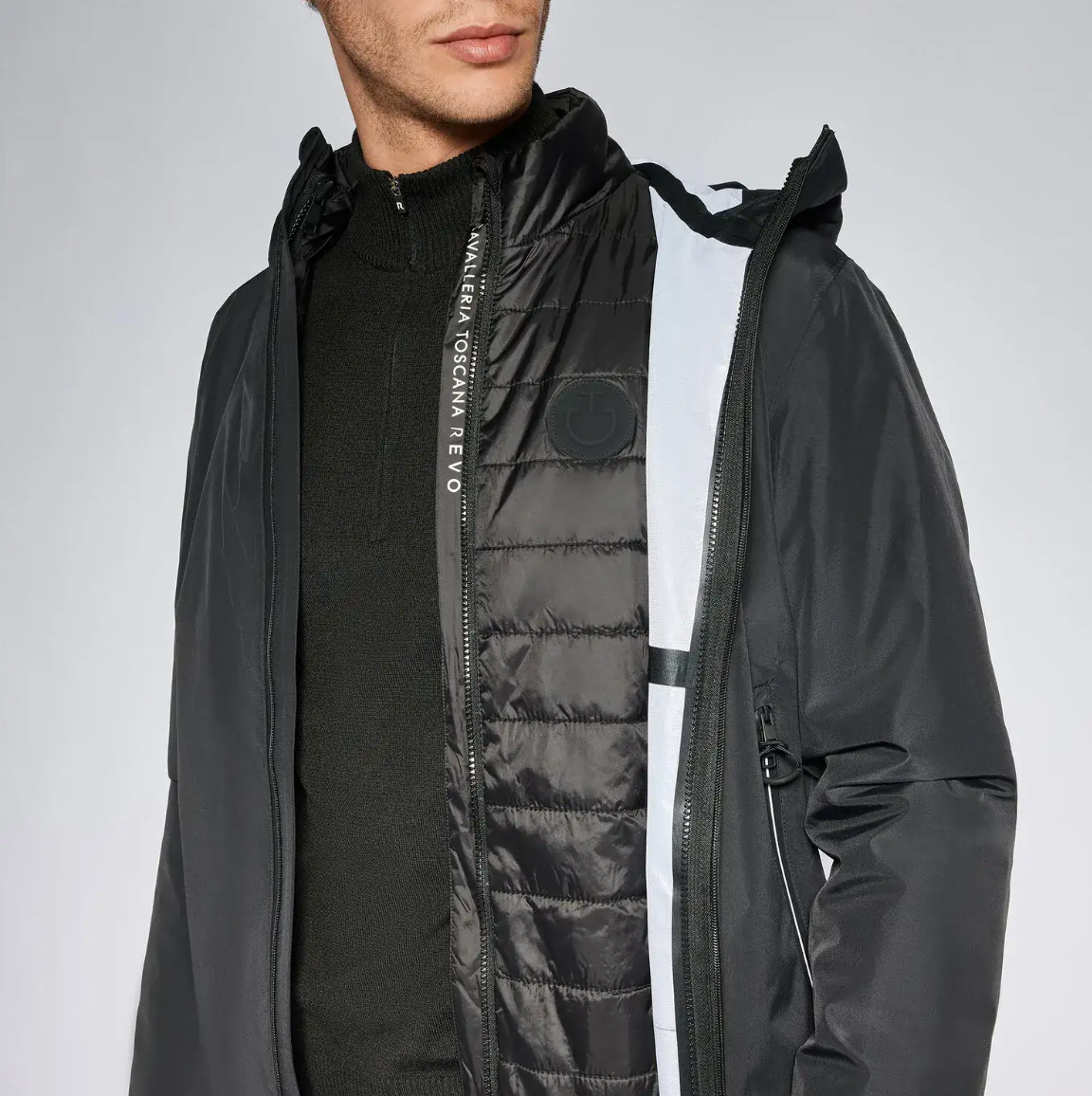 Cavalleria Toscana CT 3-Way Hooded Performance Jacket w/hood