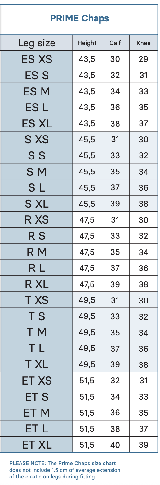 Fabbri Prime Chaps Black