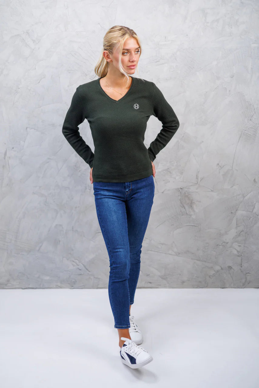 HARCOUR TOULON V-NECK PULLOVER