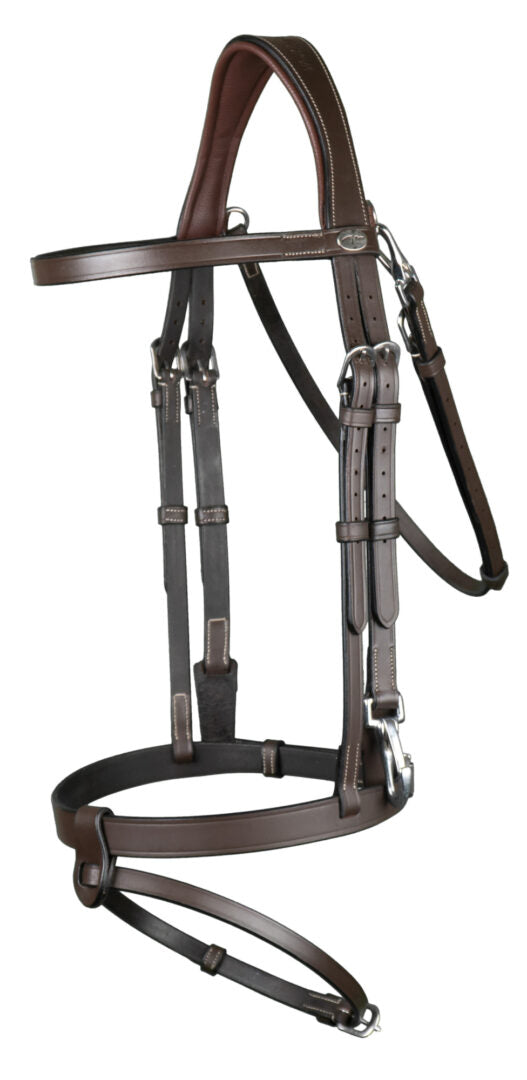 DY'ON FLAT LEATHER BRIDLE WITH SNAP HOOKS - WO COLLECTION image 1