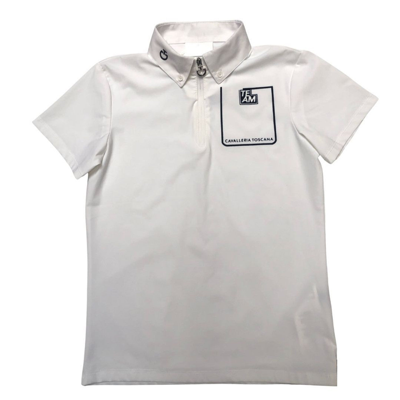 CAVALLERIA TOSCANA TEAM DAYTONA JERSEY S/S ZIP COMPETITION POLO