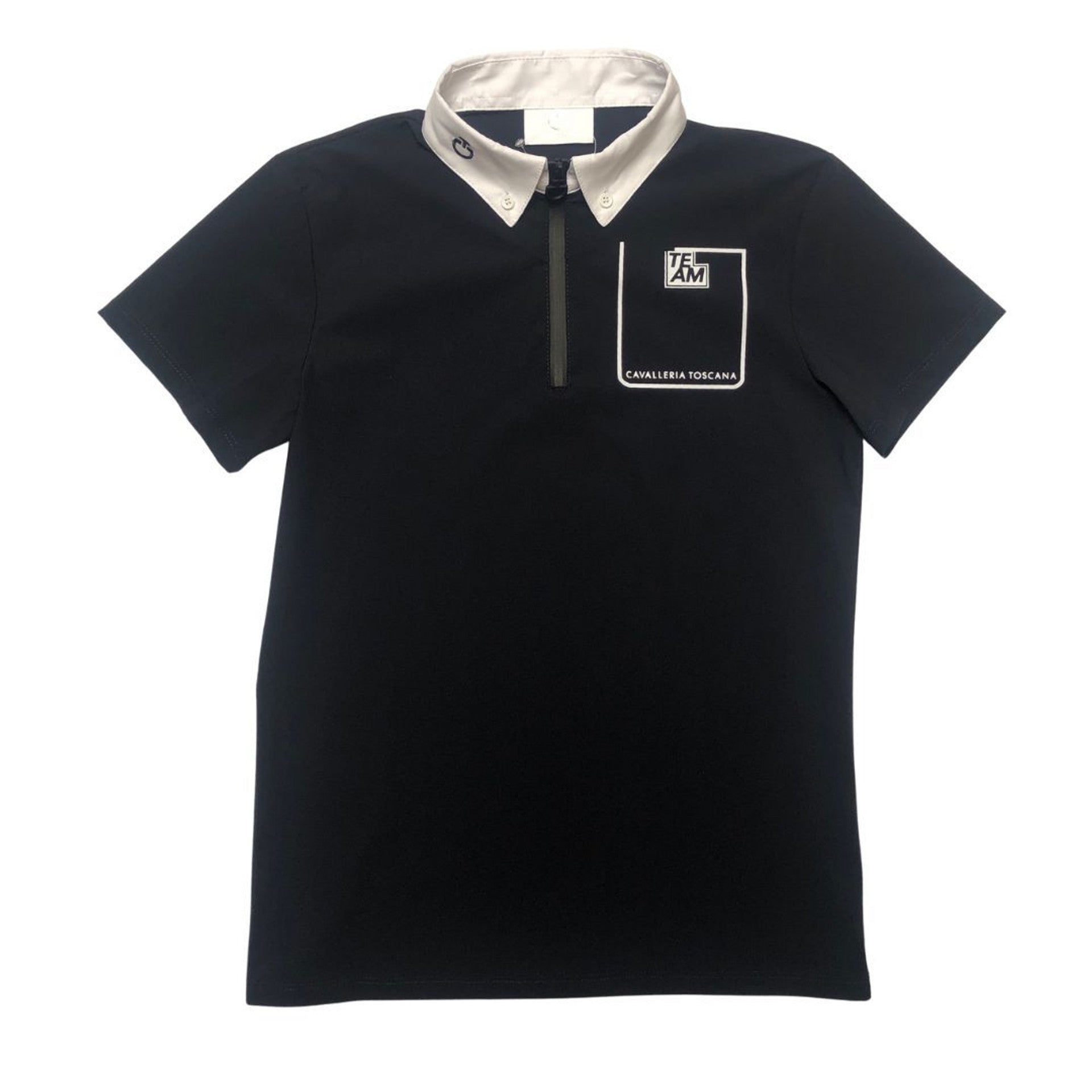 CAVALLERIA TOSCANA TEAM DAYTONA JERSEY S/S ZIP COMPETITION POLO