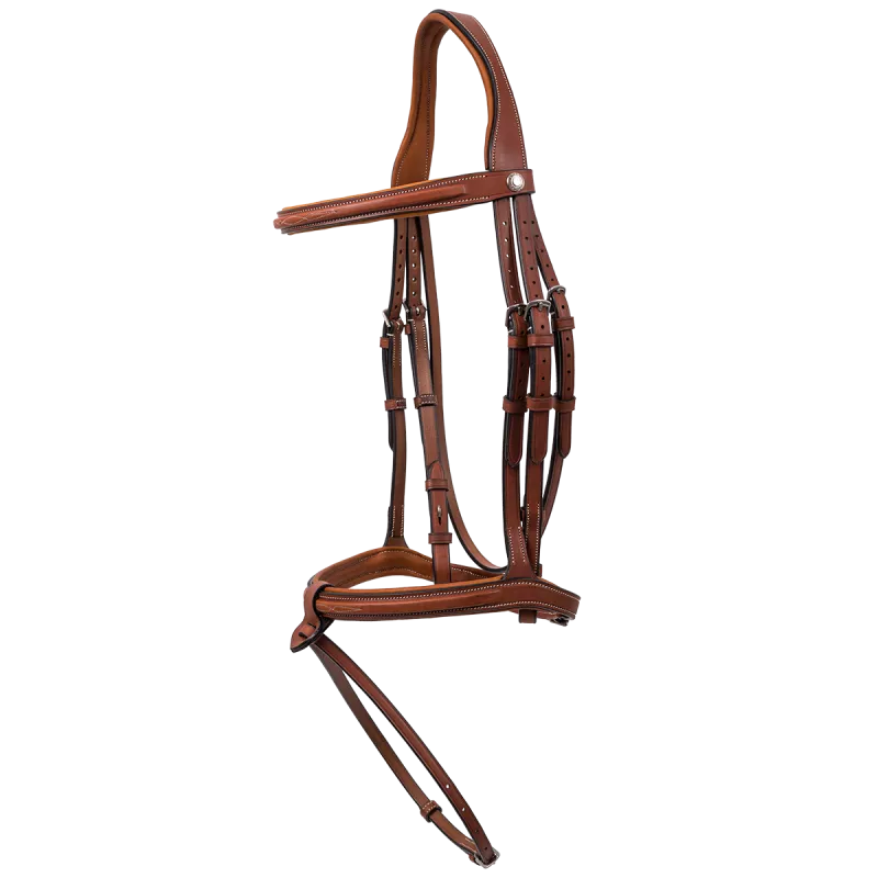 BUTET COMBINED NOSEBAND SPORTS BRIDLE