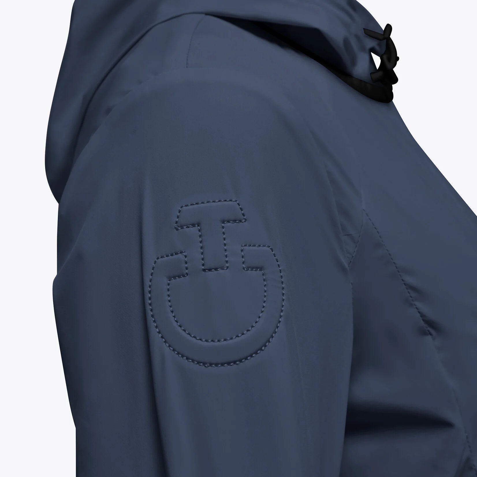 CAVALLERIA TOSCANA WATERPROOF HOODED JACKET WITH BREATHABLE MESH INSERTS
