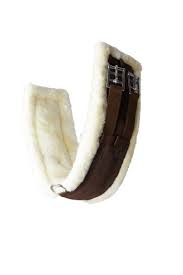 AVILA NYLON SHEEPSKIN GIRTH NSB BROWN