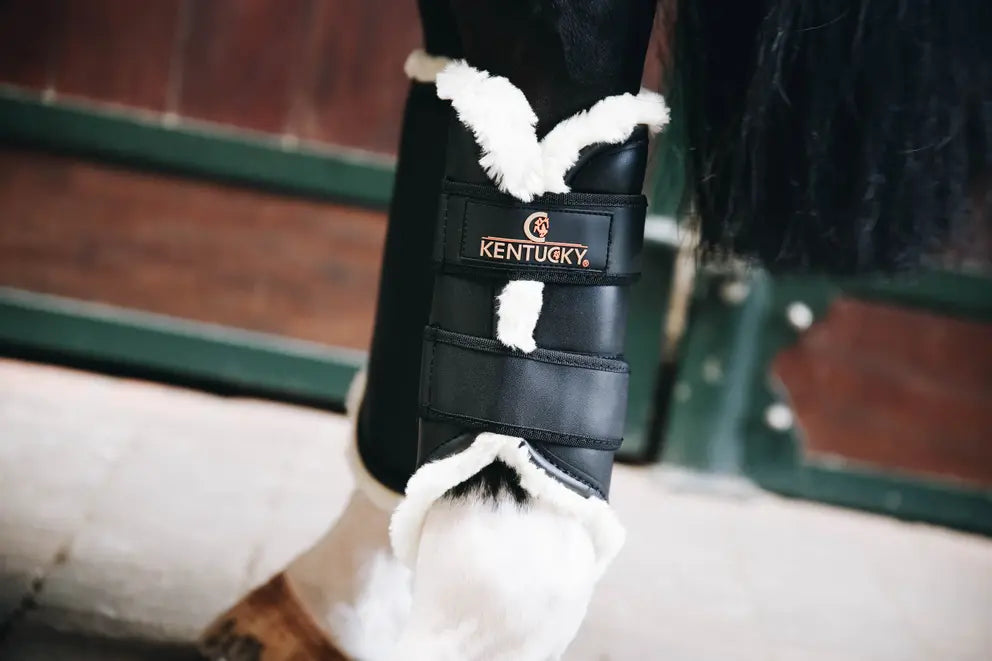 KENTUCKY HORSEWEAR Turnout Boots Leather HIND image 1